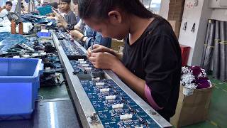 Inside a Small Chinese Electronics Factory  From the Archives [upl. by Tilagram]