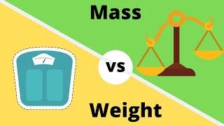 Difference between MASS and WEIGHT [upl. by Ensoll]