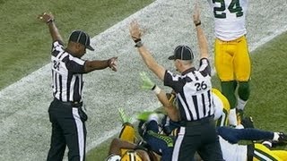 Green Bay Packers Seattle Seahawks Blown Call NFL Refs Back to Negotiating [upl. by Ready10]