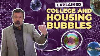 Prof Antony Davies College and Housing Bubbles Explained [upl. by Brinn29]