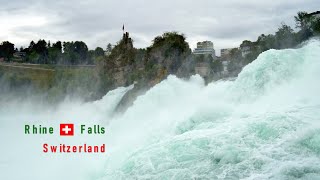 Largest Waterfall in Europe  Rheinfall Switzerland [upl. by Llig653]