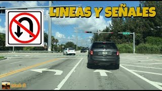 APRENDER A CONDUCIR UN CARRO CON LINEAS Y SEÑALES DE TRANSITO [upl. by Ehsrop]