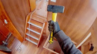 We have to DESTROY before we can REBUILD our Boat  Week 17 PART I  Vintage Yacht Restoration Vlog [upl. by Llevaj643]