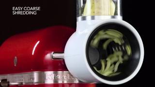 Fresh Prep SlicerShredder Attachment  KitchenAid [upl. by Ulani]