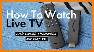 How to Watch Live TV and Local Channels on Fire Stick amp Fire TV Cube [upl. by Giusto]