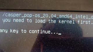 error  you need to load the kernel first SOLVED Booting Linux Distro [upl. by Aiderfla]