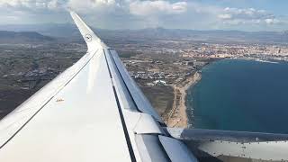 Lufthansa A320 takeoff from Alicante Airport ALC [upl. by Rednal]