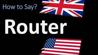 How to Pronounce Router CORRECTLY [upl. by Edmondo]