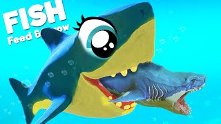 GIANT BABY SHARK Takes Down DEADLIEST OCEAN PREDATORS  Feed And Grow Fish [upl. by Gabbie23]