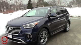 2017 Hyundai Santa Fe Limited AWD Ultimate  Road Test amp Review [upl. by Ardnalahs]