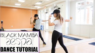 aespa 에스파 Black Mamba  Lisa Rhee Dance Tutorial [upl. by Arjan68]