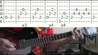 Danzig How The Gods Kill Guitar Lesson Chords and Tab Tutorial [upl. by Banks]