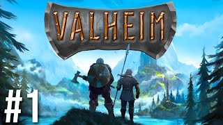 VALHEIM Gameplay – Viking RPG Survival Game – Part 1 Walkthrough Guide Review [upl. by Harlow]