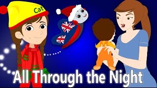 All Through the Night  Welsh Christmas Songs For Children  British Kids Songs Xmas Series [upl. by Llerot]