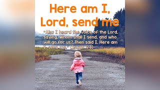 Song Here am I Lord send me Ron Hamilton [upl. by Gretchen]