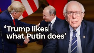 Bernie Sanders on Trump’s alignment with Russia [upl. by Imogene]