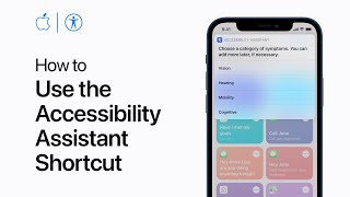 How to use the Accessibility Assistant shortcut on iPhone iPad and iPod touch — Apple Support [upl. by Manaker]