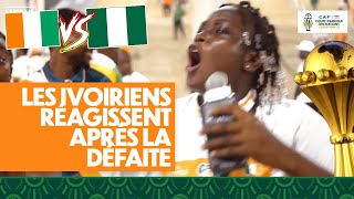 LES IVOIRIENS RÉAGISSENT APRÈS LA DÉFAITE CONTRE LE NIGERIA [upl. by Lark]