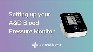 Setting up your Blood Pressure Monitor [upl. by Yerhpmuh]