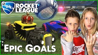 Epic GOALS in Rocket League [upl. by Nallid38]