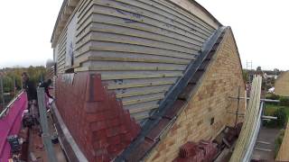 Loft Conversion  Tiles on the Wall of the Dormer [upl. by Lefkowitz360]