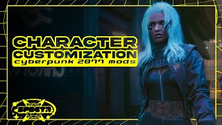 CYBERPUNK 2077 PC MODS Character Customization [upl. by Ralyt]