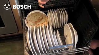 How To Load A Dishwasher Bosch Dishwasher Tip 1 [upl. by Reinaldos]