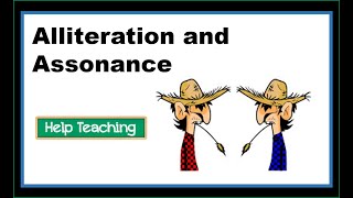 Alliteration and Assonance  Learn Figurative Language [upl. by Carla]