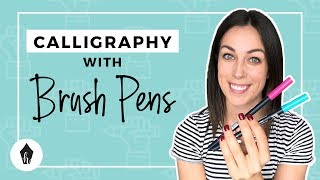 Beginners Guide To Using Brush Pens for Modern Calligraphy [upl. by Aietal]