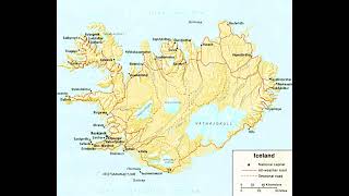 map of Iceland [upl. by Zamir]