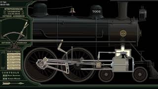 Stephenson Valve Gear  Test Animation [upl. by Putnam]