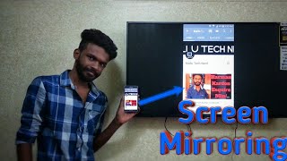 How to do Screen Mirroring in Sony Bravia 4k TV [upl. by Guglielma]