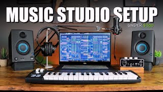 Home Studio Setup On a Budget For Beginners Under 300  The Perfect Home Music Studio Starter Kit [upl. by Brandy]