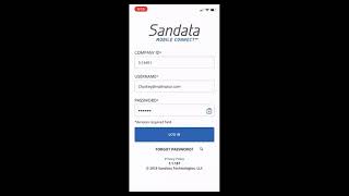 Sandata Mobile Connect App how to clock in [upl. by Mathias]