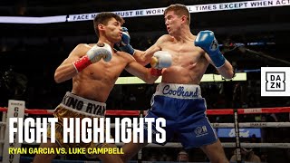 HIGHLIGHTS  Ryan Garcia vs Luke Campbell [upl. by Ahel]