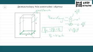 klasa 8  Graniastosłupy Pole powierzchni i objętość [upl. by Dragone]