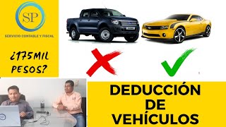 01 DEDUCCION DE VEHICULOS [upl. by Gettings]