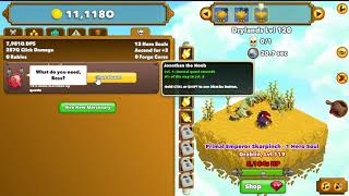 OP HACKCHEAT IN CLICKER HEROES [upl. by Yelsnia]