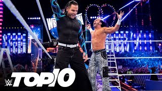 The Hardy Boyz’s greatest moments WWE Top 10 June 3 2021 [upl. by Annaer]