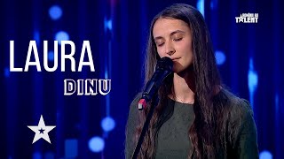 O VOCE angelică Laura Dinu de la mănăstire direct pe scena de la Românii au Talent [upl. by Lumbard]