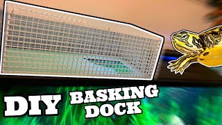 HOW TO Build DIY AboveTank Basking Area for PET TURTLE [upl. by Subocaj]