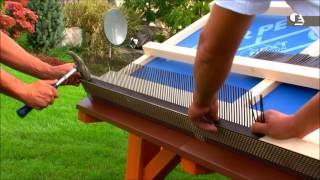 How to install eave ventilation comb on pitched roofs [upl. by Etnoved]