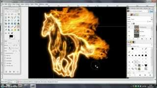 GIMP Tutorial  Fire Effect [upl. by Ricardo]