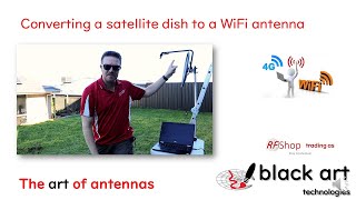 Converting a satellite dish to a WiFi antenna [upl. by Boggers]