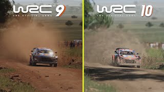 WRC 10 vs WRC 9 PS5 4K Graphics Comparison [upl. by Galan]