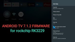 Best Android TV 712 firmware for rockchip RK3229 [upl. by Atteuqal]