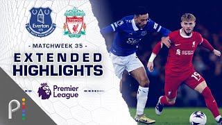 Everton v Liverpool  PREMIER LEAGUE HIGHLIGHTS  4242024  NBC Sports [upl. by Hachmin656]