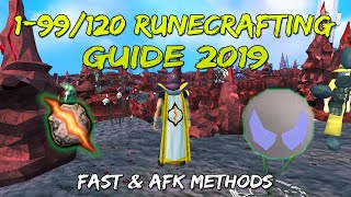 199120 Runecrafting Guide 20192020  Fast  AFK Methods Runescape 3 [upl. by Merriman]