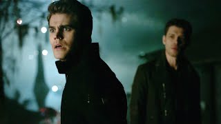 The Vampire Diaries 7x14 Klaus Saves Stefan From The Huntress Crossover Episode [upl. by Riggall748]