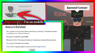 how this BANNED account was playing a GAME Roblox [upl. by Aynna]